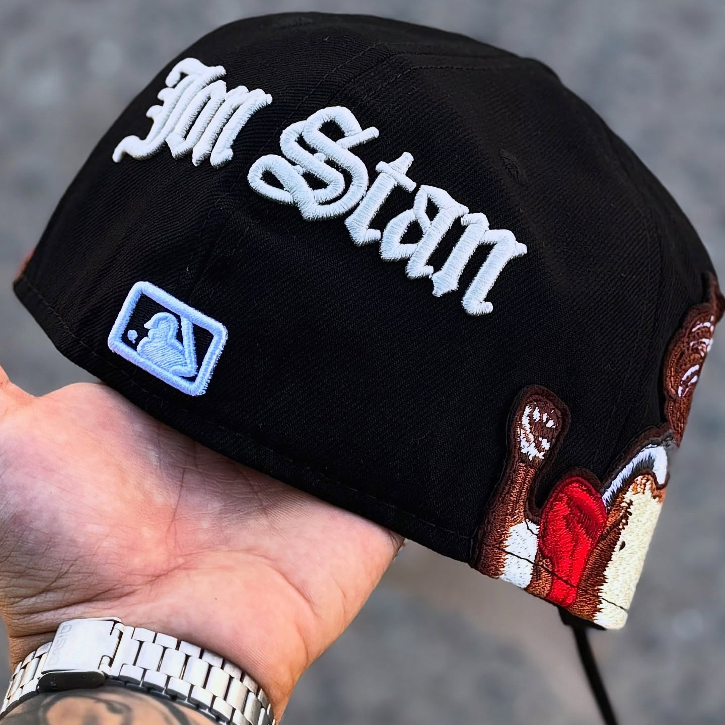 NEW ERA JON STAN FITTED WHITE SOX EMBROIDERED CASUAL BASEBALL CAP