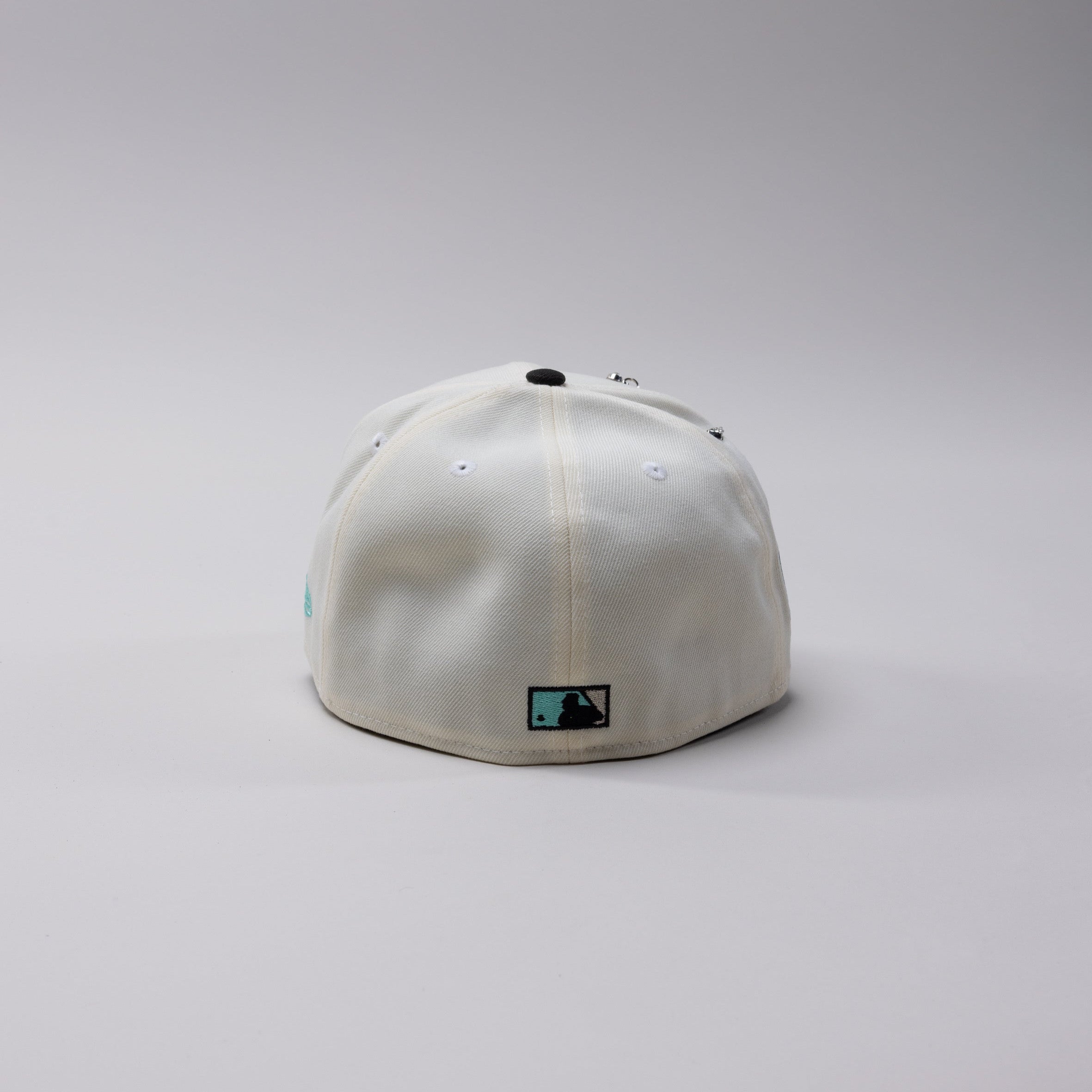 NEW ERA EXCLUSIVE 59FIFTY CHROME/ BLACK PHILADELPHIA PHILLIES W/ 1996 ALL STAR GAME SIDE PATCH