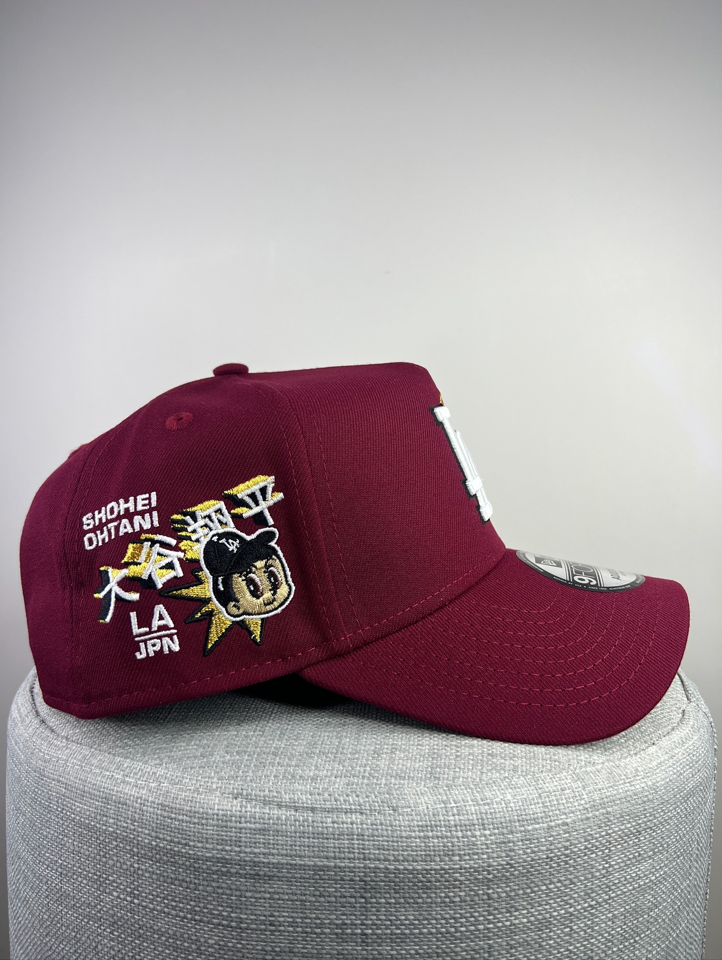 NEW ERA LOS ANGELES DODGERS OHTANI RED PRIME EDITION 9FORTY A FRAME SNAPBACK CAP