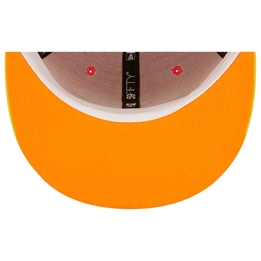 NEW ERA RED/NEON GREEN CINCINNATI REDS 1938 MLB ALL-STAR GAME LAVA HIGHLIGHTER COMBO 59FIFTY FIT CAP