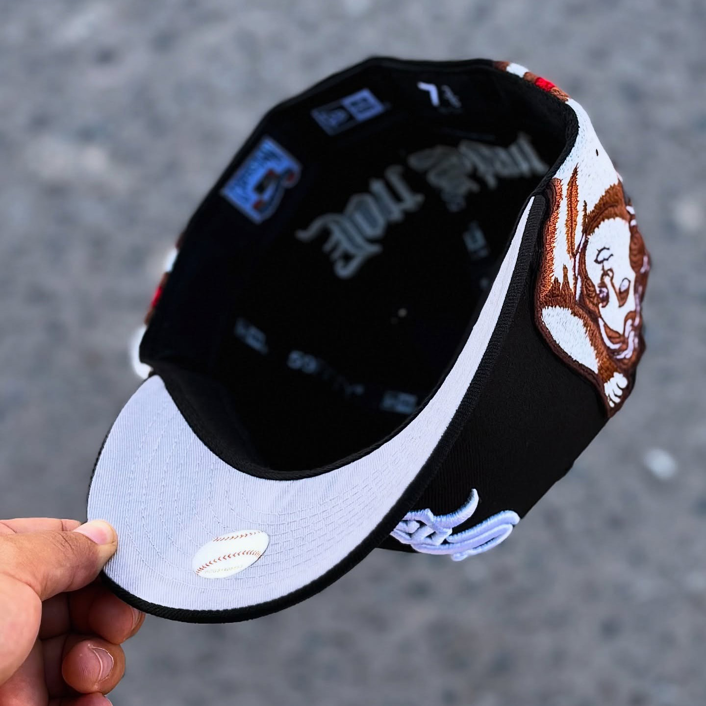 NEW ERA JON STAN FITTED WHITE SOX EMBROIDERED CASUAL BASEBALL CAP