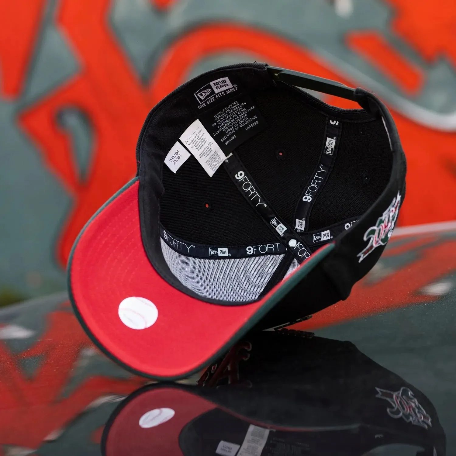 NEW ERA 9FORTY A-FRAME OAKLAND ATHLETICS 30TH ANNIVERSARY TWO TONE / SCARLET UV SNAPBACK