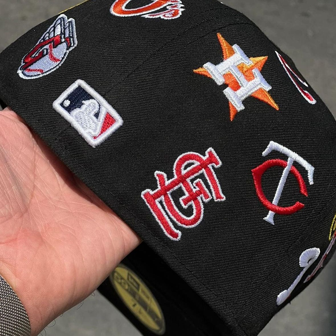 NEW ERA MLB 59FIFTY ALL OVER PATCH, BLACK