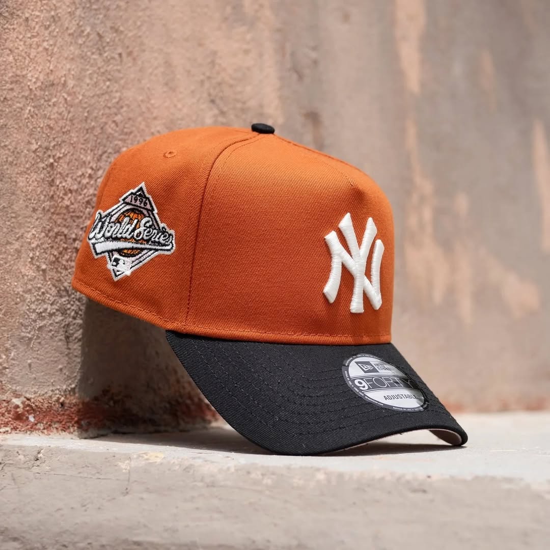 NEW ERA NEW YORK YANKEES WORLD SERIES 1999 RUSTY COPPER EDITION 9FORTY A FRAME SNAPBACK HAT