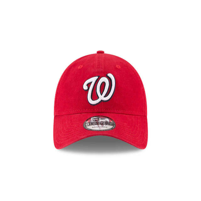 NEW ERA 9 FORTY MEN'S BASEBALL CAP MLB WASHINGTON NATIONALS LEAGUE RED-ADJUSTABLE HAT