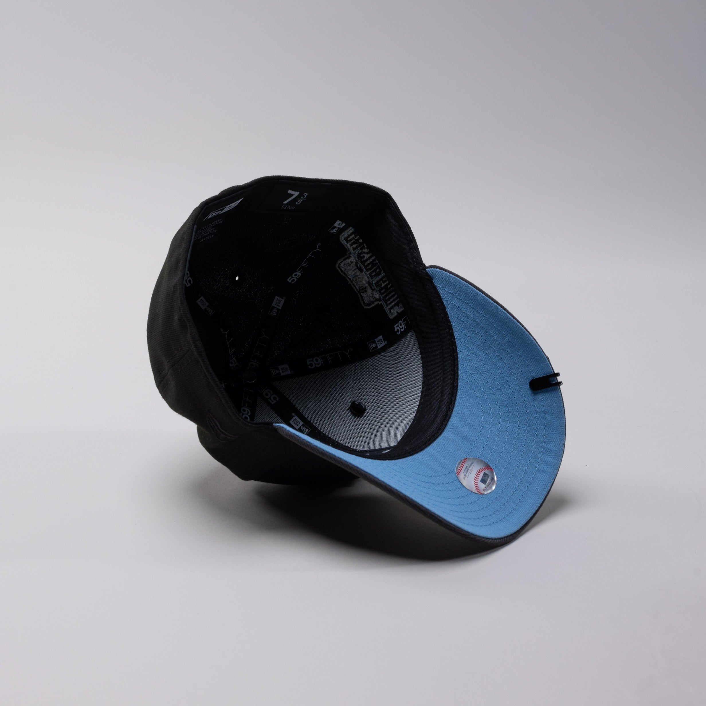 NEW ERA EXCLUSIVE 59FIFTY BLACK/ GREY PHILADELPHIA PHILLIES W/ 1996 ALL STAR GAME PATCH