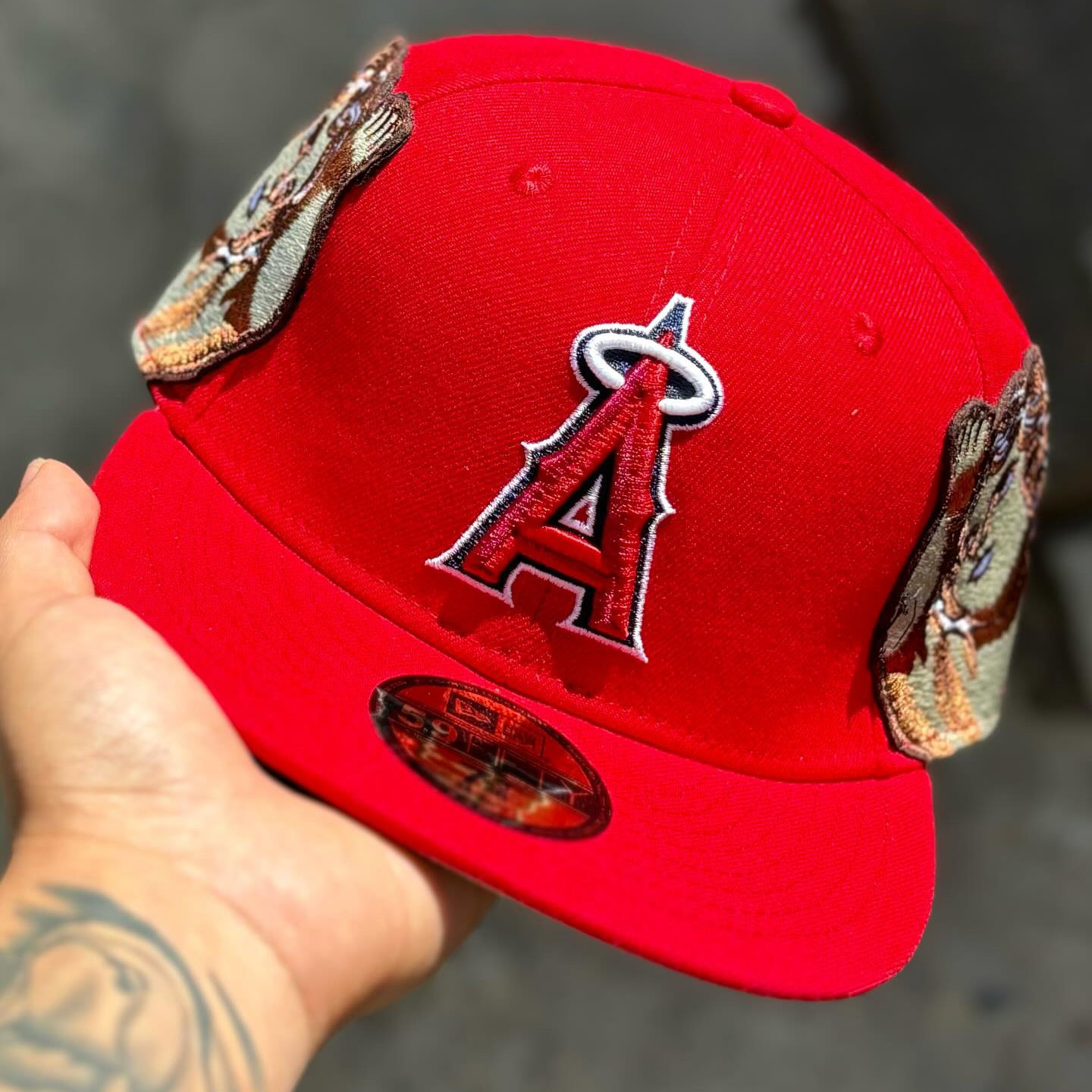 NEW ERA MLB JON STAN LOS ANGELES ANGELS EMBROIDERED CASUAL BASEBALL CAP