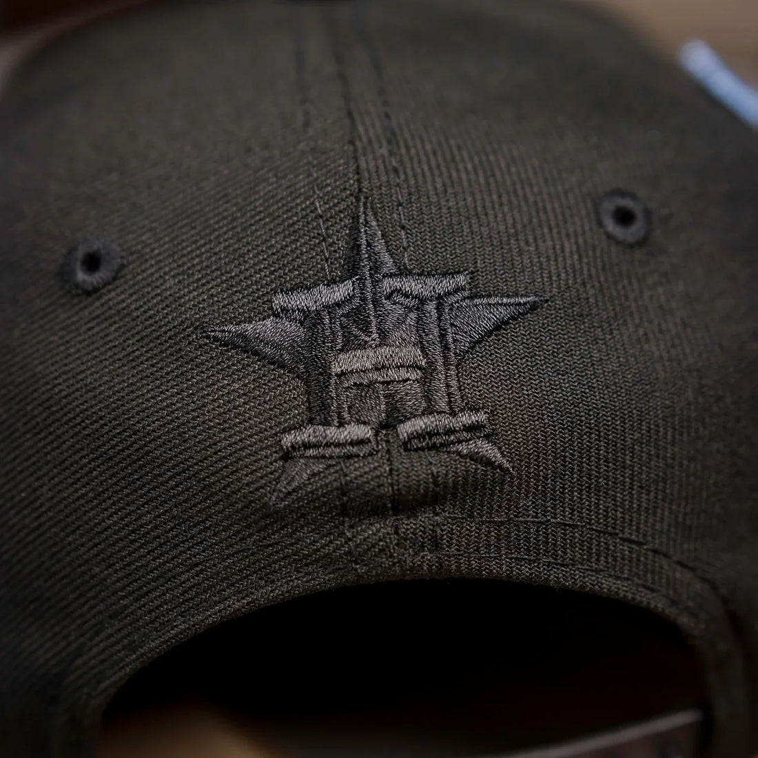 HOUSTON ASTROS FLAME LOGO MLB BLACK BLUE UV / NEW ERA 9FORTY A-FRAME