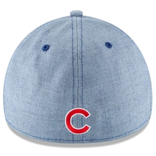 NEW ERA CHICAGO CUBS MLB 9FORTY 940 ADJUSTABLE CAP HAT HEATHER GRAY CROWN ROYAL BLUE VISOR RED/ROYAL BLUE