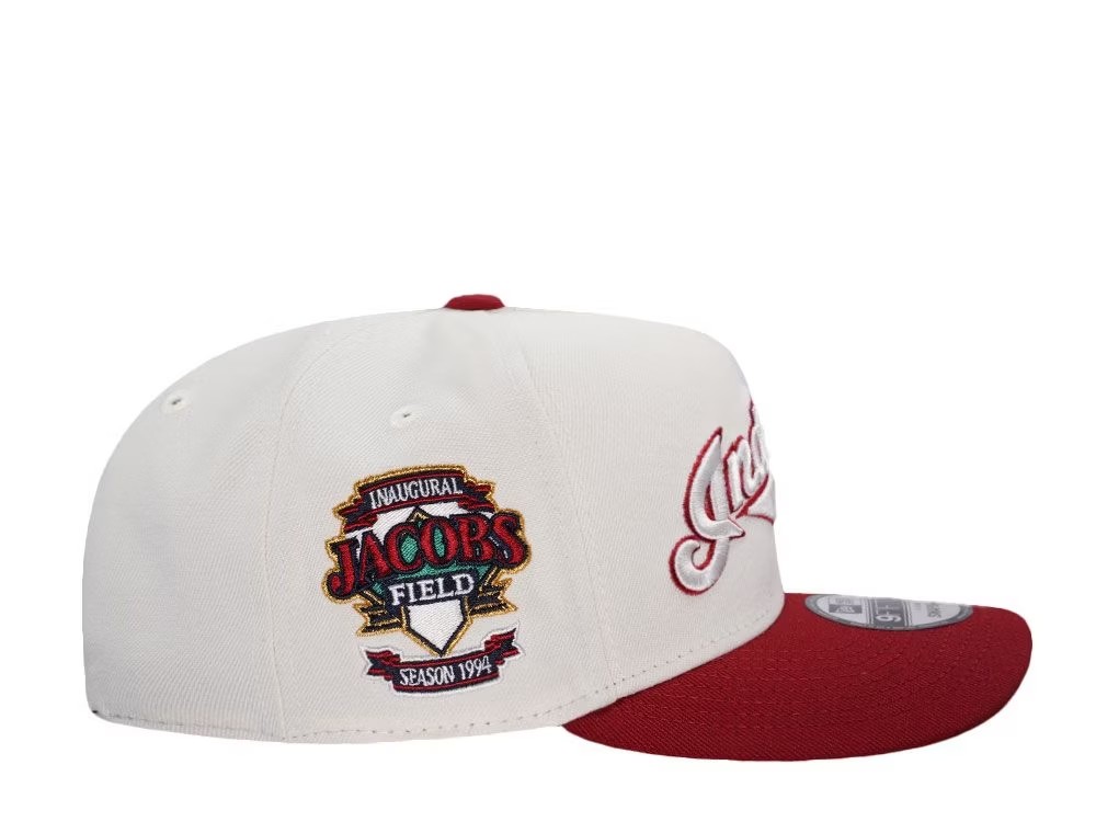 NEW ERA CLEVELAND INDIANS INAUGURAL SEASON 1994 CHROME TWO TONE EDITION A FRAME 9FIFTY SNAPBACK HAT