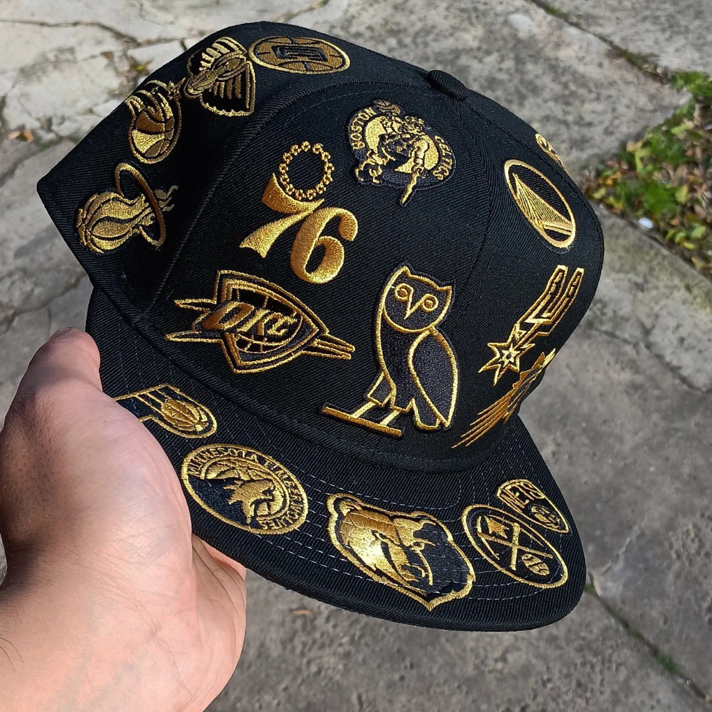 NEW ERA OVO NBA TEAM ICONS EMBROIDERED CASUAL BASEBALL CAP