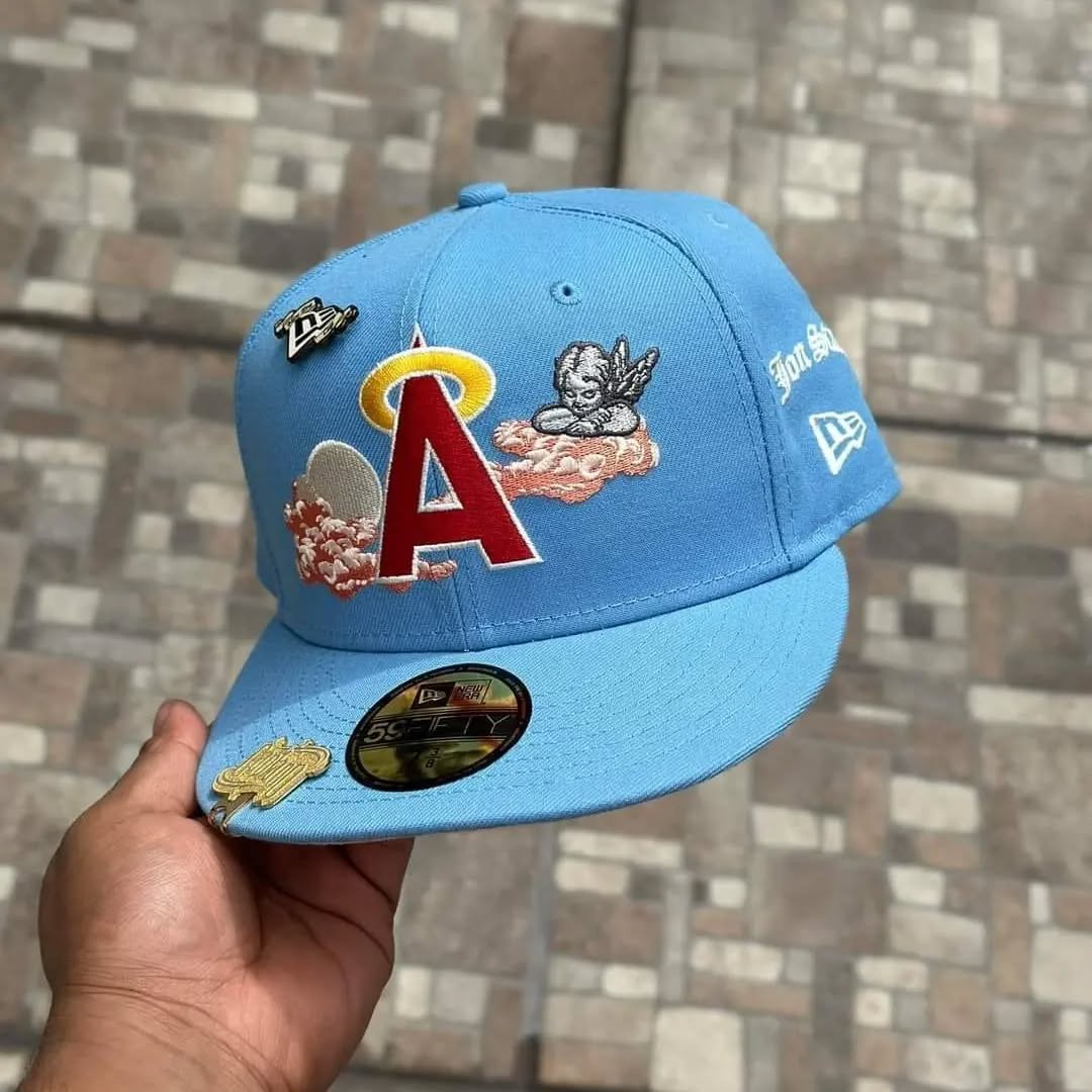 New Era Jon Stan X Los Angeles Angels Angelic 2023 59FIFTY Fitted Hat