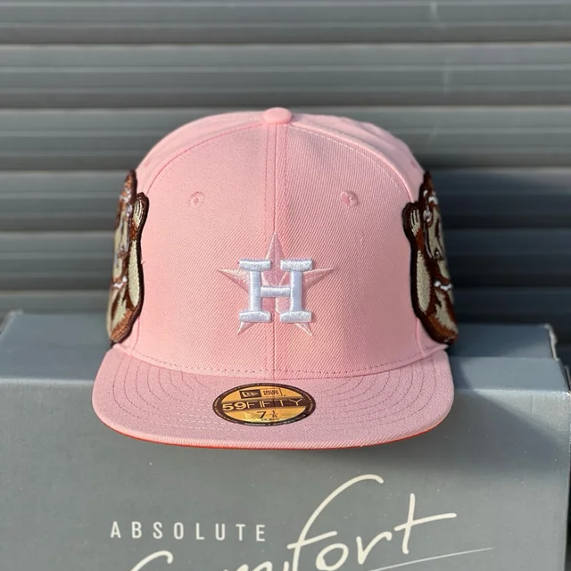 NEW ERA HOUSTON ASTROS ROSAU EMBROIDERED CASUAL BASEBALL CAP