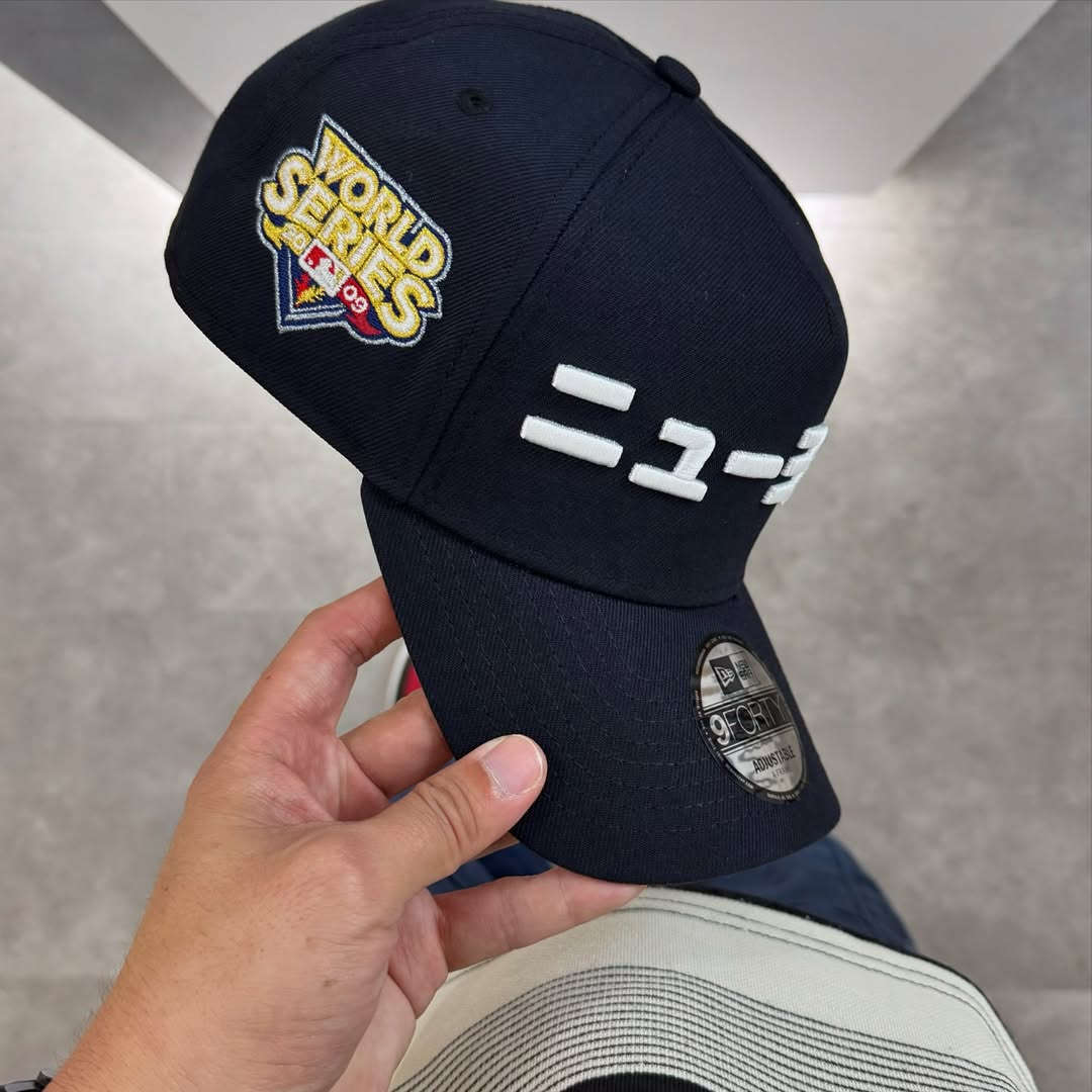 NEW ERA NEW YORK YANKEES WORLD SERIES 2009 NAVY 9FORTY A FRAME SNAPBACK CAP