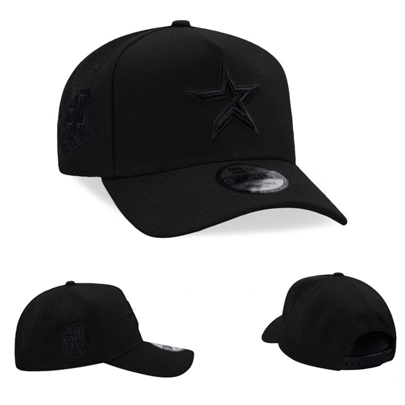 Houston Astros Black Classic TWENTY Adjustable 9Forty A- Frame Baseball Cap Unisex Hat-Collection Series