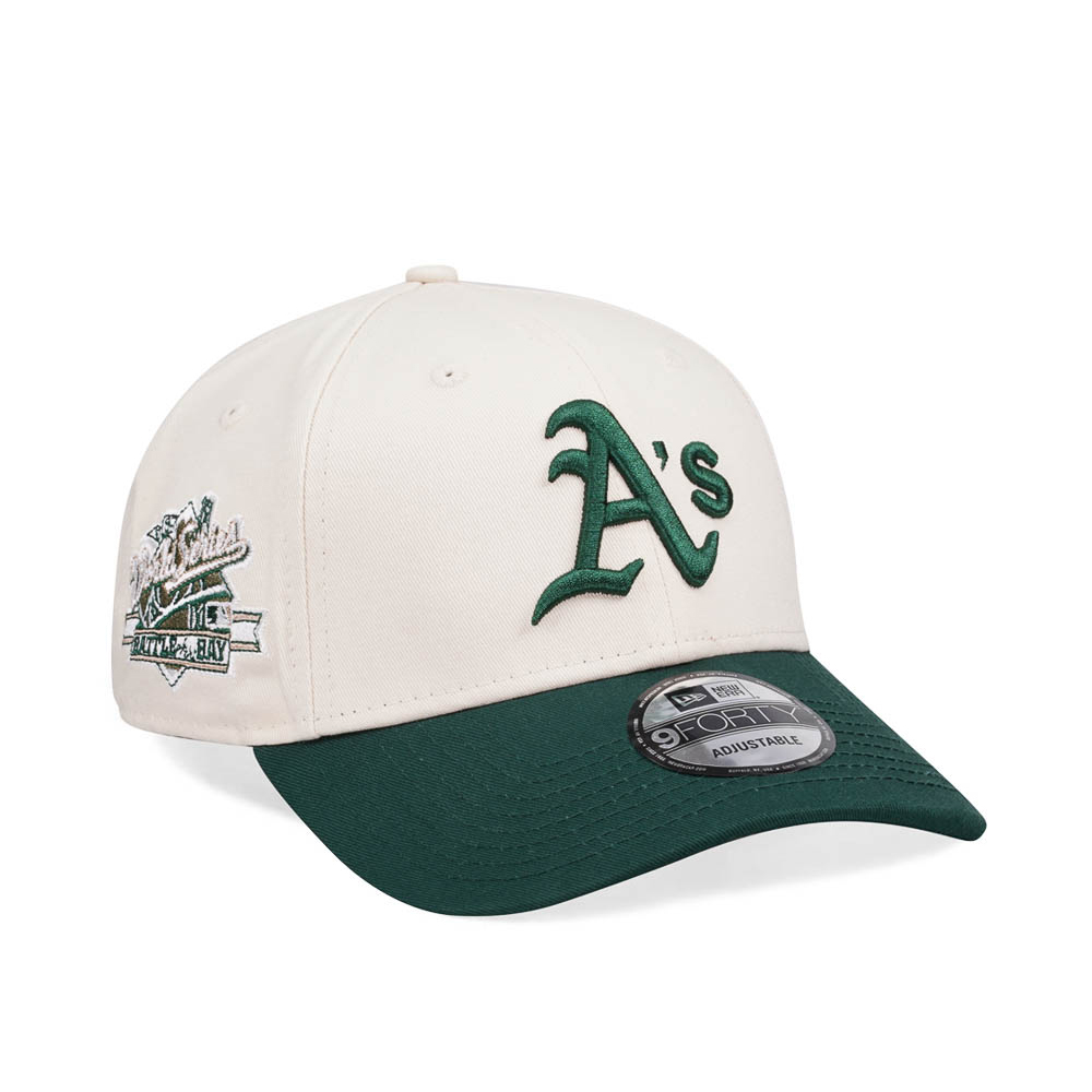NEW ERA OAKLAND ATHLETICS WORLD SERIES 1989 TWO TONE EDITION 9FORTY STRAPBACK GORRA