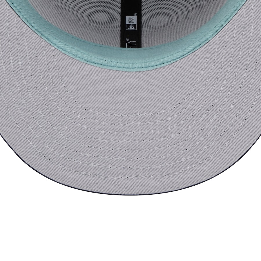 NEW ERA CINCINNATI REDS NEW ERA MEN'S BROWN/NAVY 1938 MLB ALL-STAR GAME WALNUT 9FIFTY FIT CAP