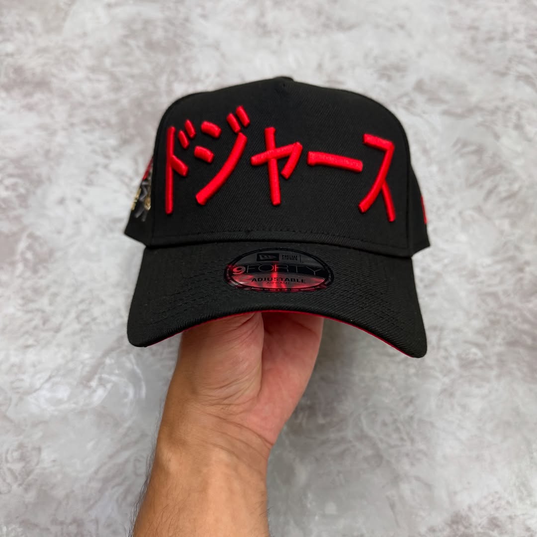 NEW ERA LOS ANGELES DODGERS OHTANI 9FORTY KANJI ROJO