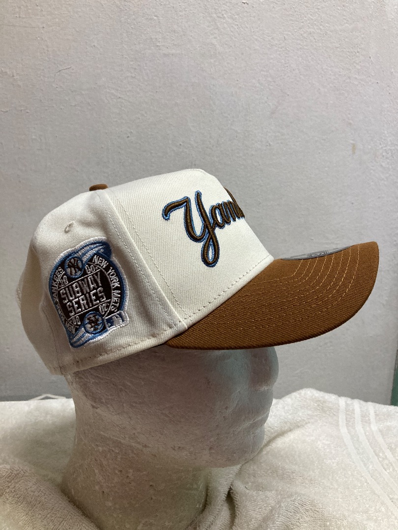 NEW ERA 9FORTY A-FRAME MLB NEW YORK YANKEES SUBWAY SERIES 2000 TWO TONE / GREY UV CAP