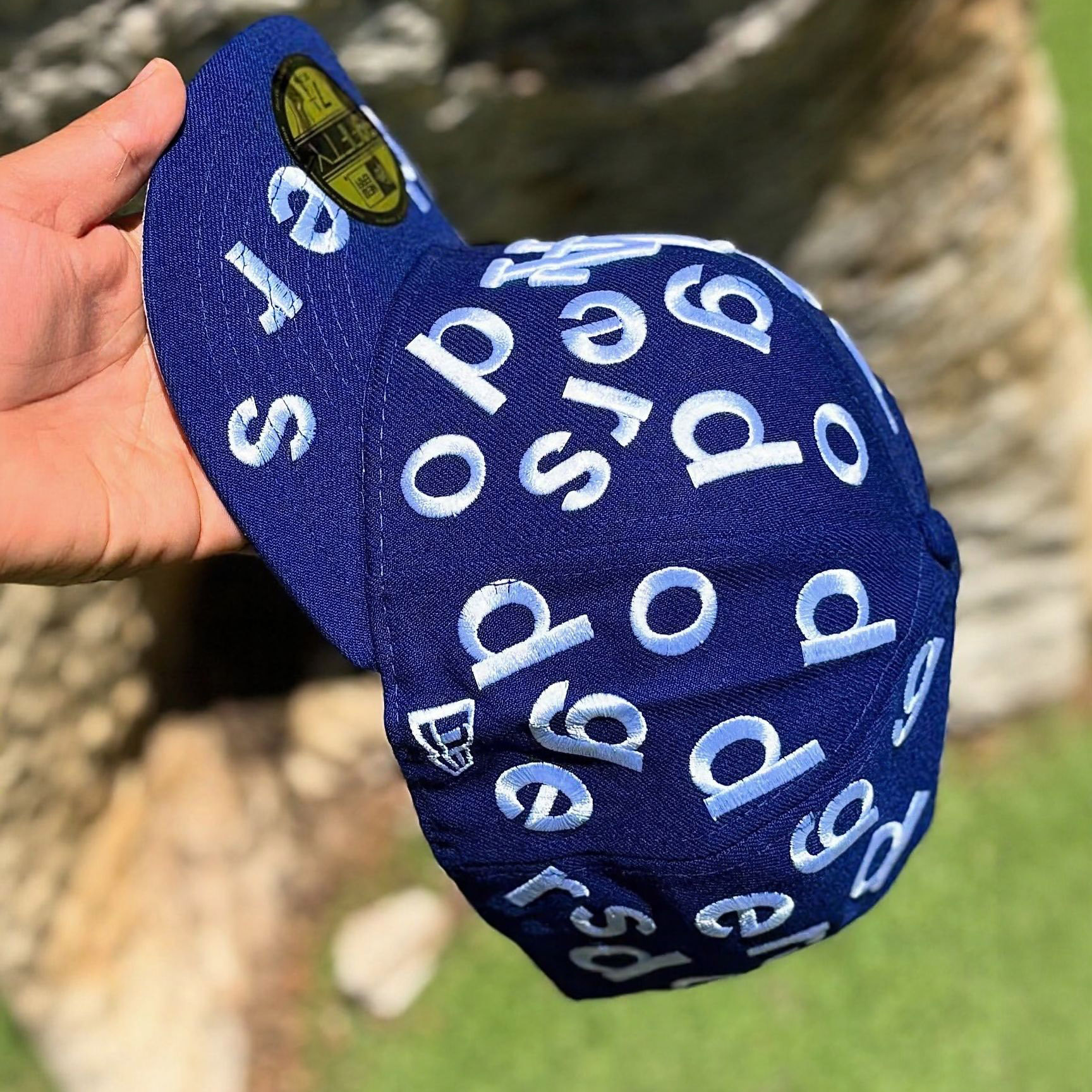 NEW ERA LOS ANGELES DODGERS TEAM CONFETTI EMBROIDERED CASUAL BASEBALL CAP