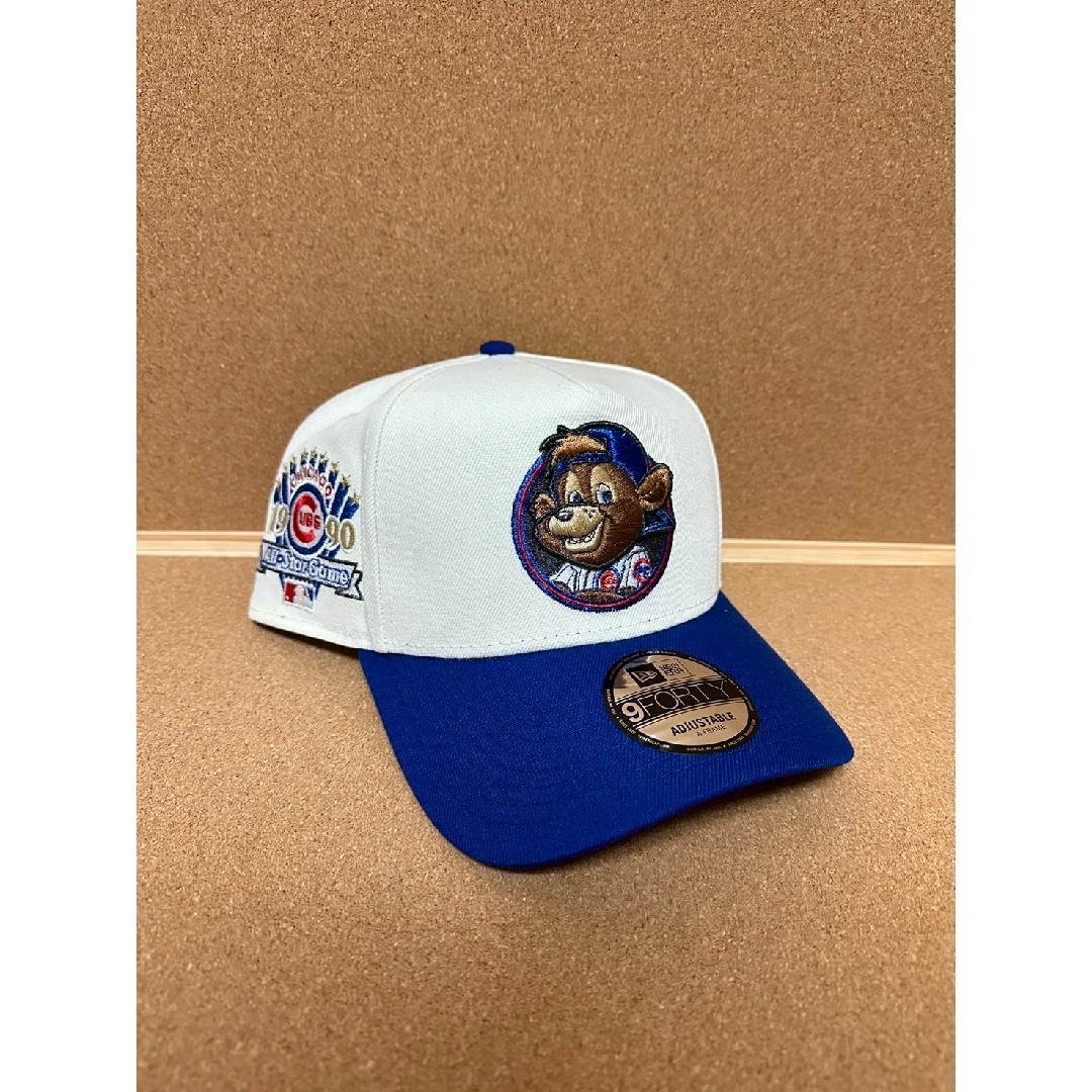 NEW ERA CHICAGO CUBS ALL STAR GAME 1990 CHROME TWO TONE EDITION 9FORTY A FRAME SNAPBACK HAT