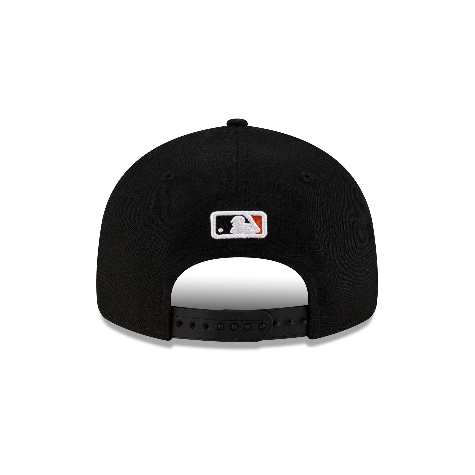 NEW ERA MEN'S BALTIMORE ORIOLES NEW ERA BLACK PRIMARY LOGO 9FIFTY SNAPBACK HAT