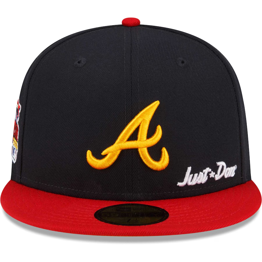 NEW ERA ATLANTA BRAVES JUST DON EMBROIDERED CASUAL BASEBALL CAP