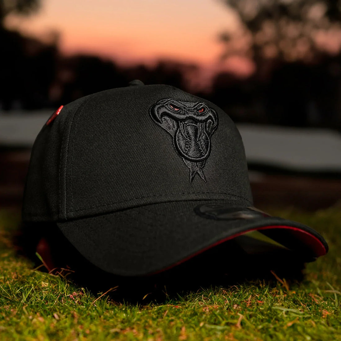 ARIZONA DIAMONDBACKS MLB BLACK SCARLET UV / NEW ERA 9FORTY A-FRAME