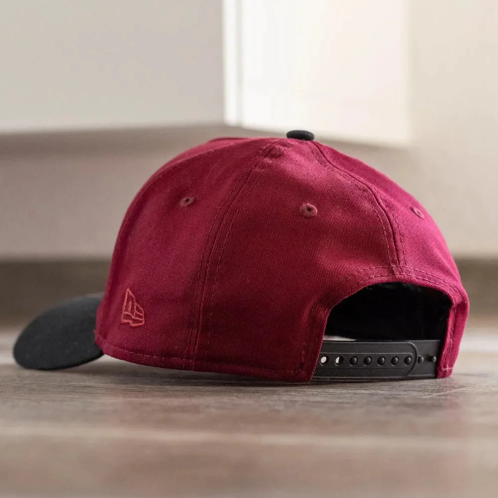 NEW ERA 9FORTY A-FRAME MLB LOS ANGELES DODGERS 100TH ANNIVERSARY TWO TONE / PINK UV SNAPBACK CAP HAT MLB