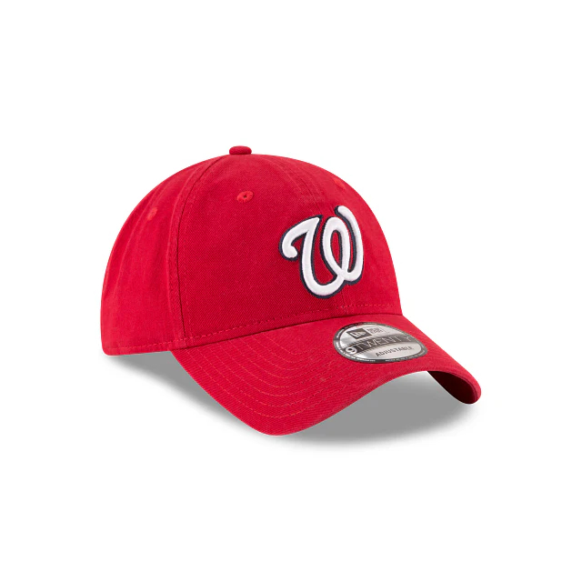 NEW ERA 9 FORTY MEN'S BASEBALL CAP MLB WASHINGTON NATIONALS LEAGUE RED-ADJUSTABLE HAT
