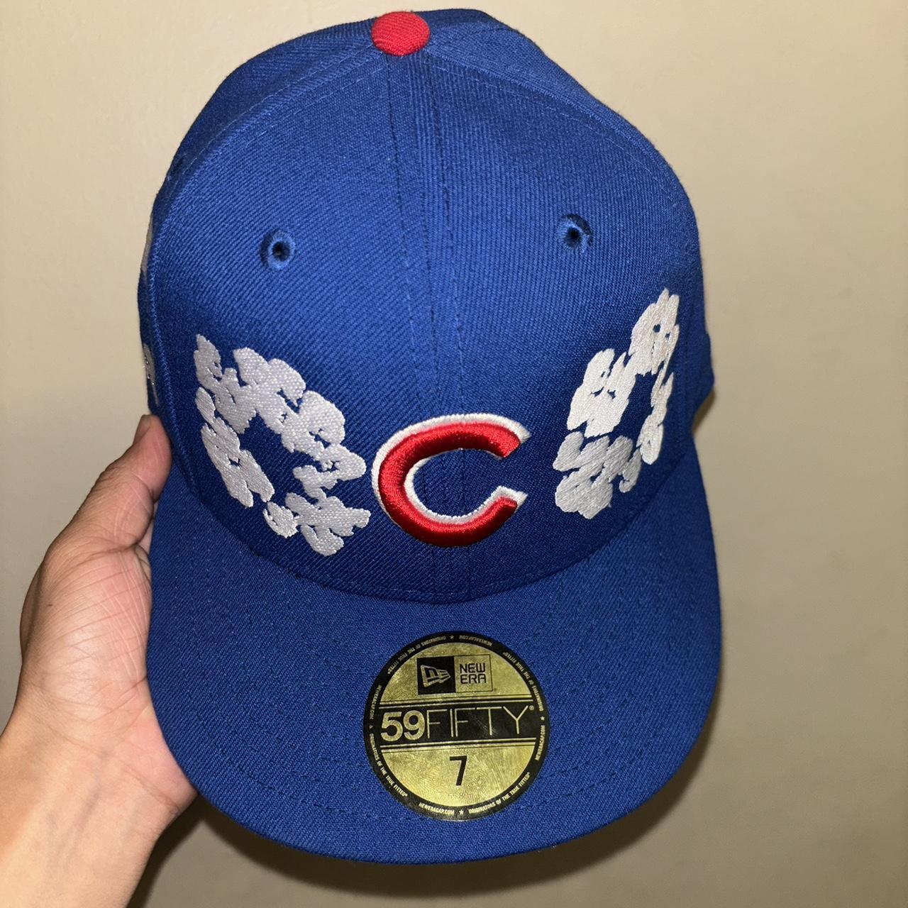 CHICAGO CUBS DENIM TEARS BLUE FC EXCLUSIVE FITTED HAT