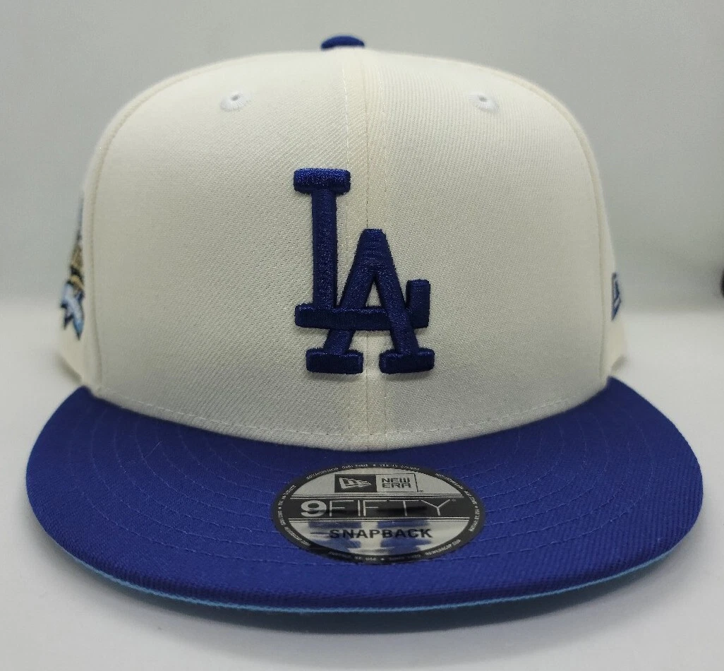NEW ERA LOS ANGELES DODGERS 100 ANNIVERSARY TWO-TONE EDITION 9FIFTY A- FRAME BASEBALL CAP