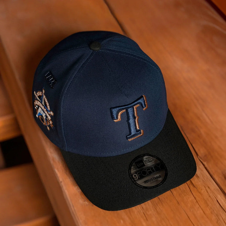 TEXAS RANGERS MLB BLUE SILVER UV / NEW ERA 9FORTY A-FRAME
