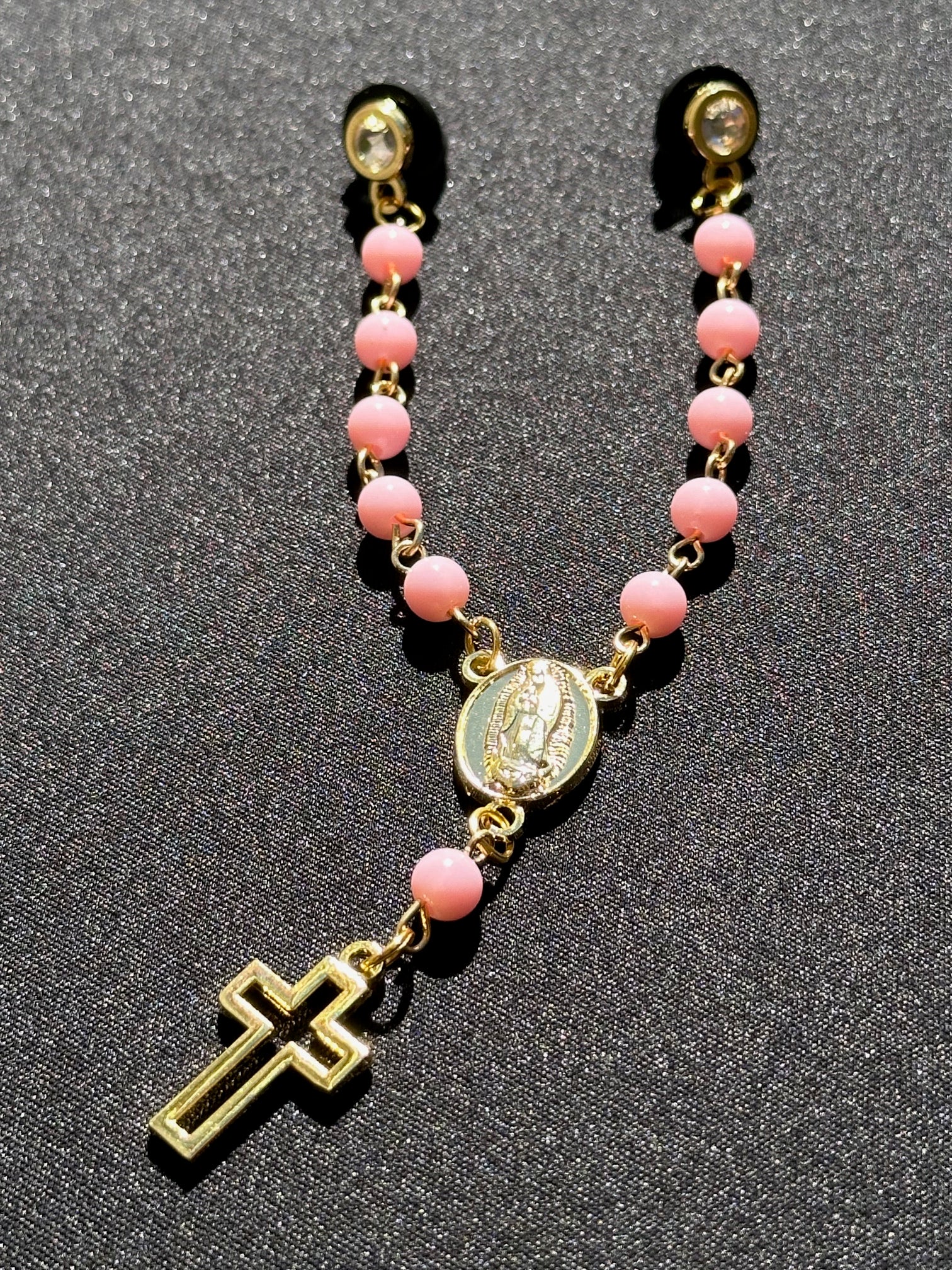 NEW' PINK EXCLUSIVE ROSARY STYLE 
