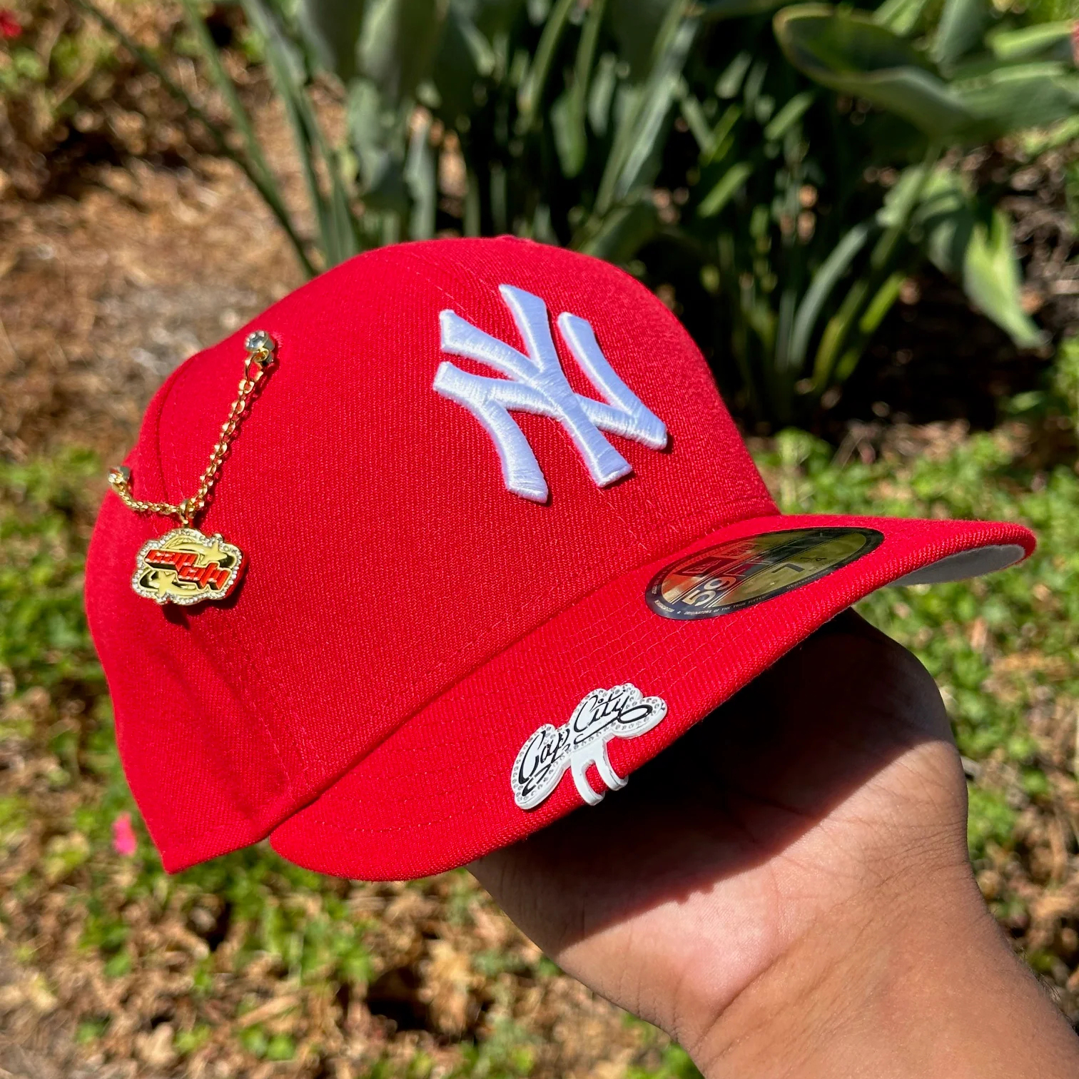 NEW ERA EXCLUSIVE 59FIFTY RED NEW YORK YANKEES