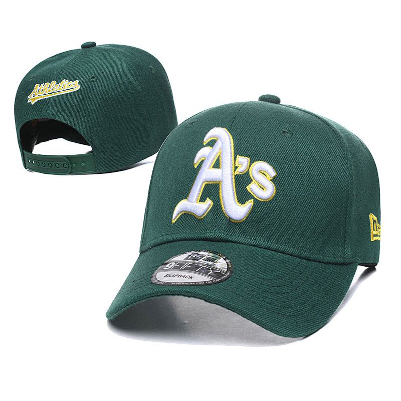 NEW ERA PATCH 9 FORTY EF OAKLAND ATHELETICS GREEN CAPS- MULTIPLE STYLES