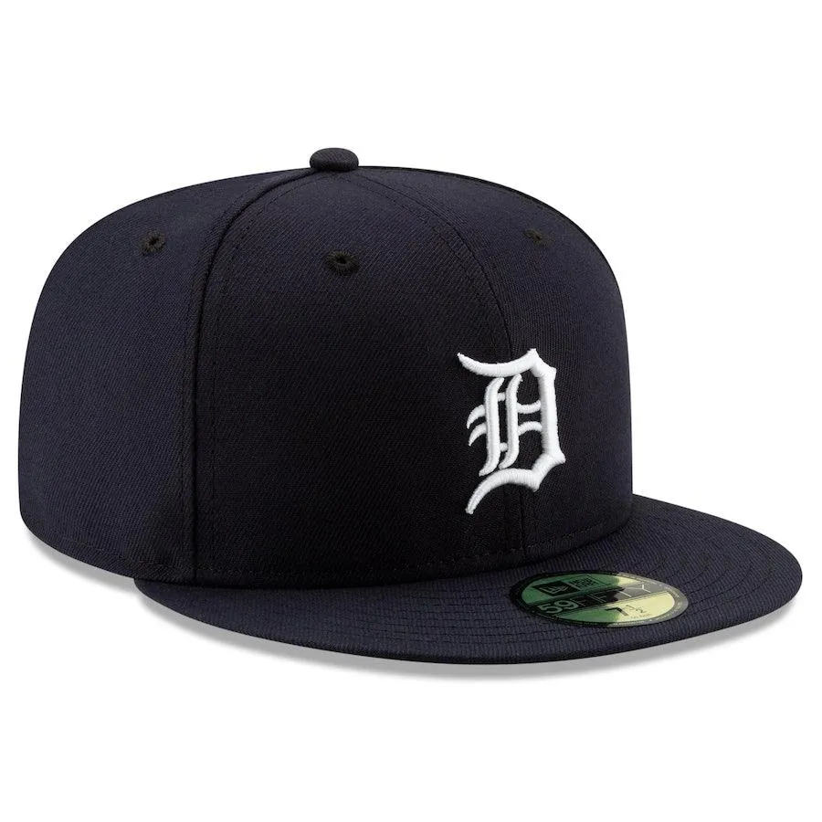 NEW ERA AUTHENTIC DETROIT TIGERS TEAM EMBROIDERED CASUAL BASEBALL CAP