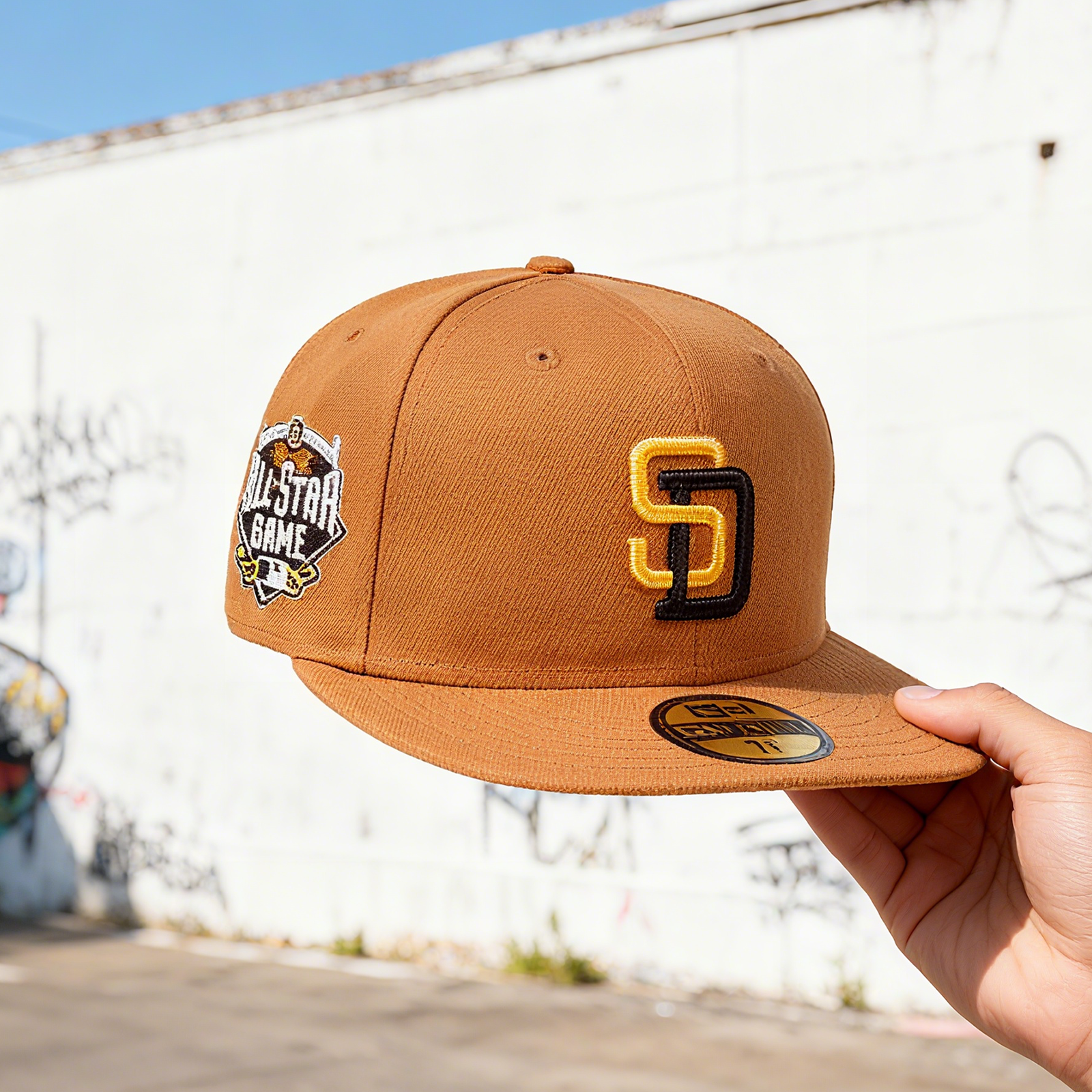 NEW ERA SAN DIEGO PADRES ALL STAR GAME 2016 PANAMA TAN EDITION 59FIFTY FITTED HAT