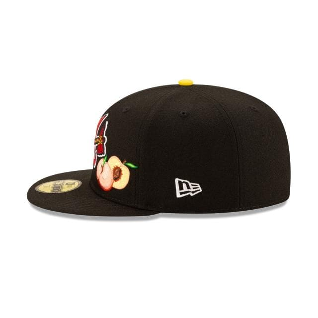 NEW ERA OFFSET X ATLANTA BRAVES EMBROIDERED CASUAL BASEBALL CAP