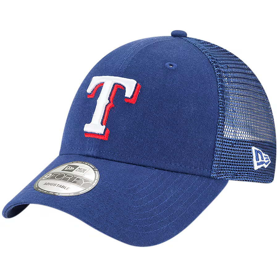 NEW ERA MESH BLUE-TEXAS DALLAS RANGERS 9FORTY TRUCKER