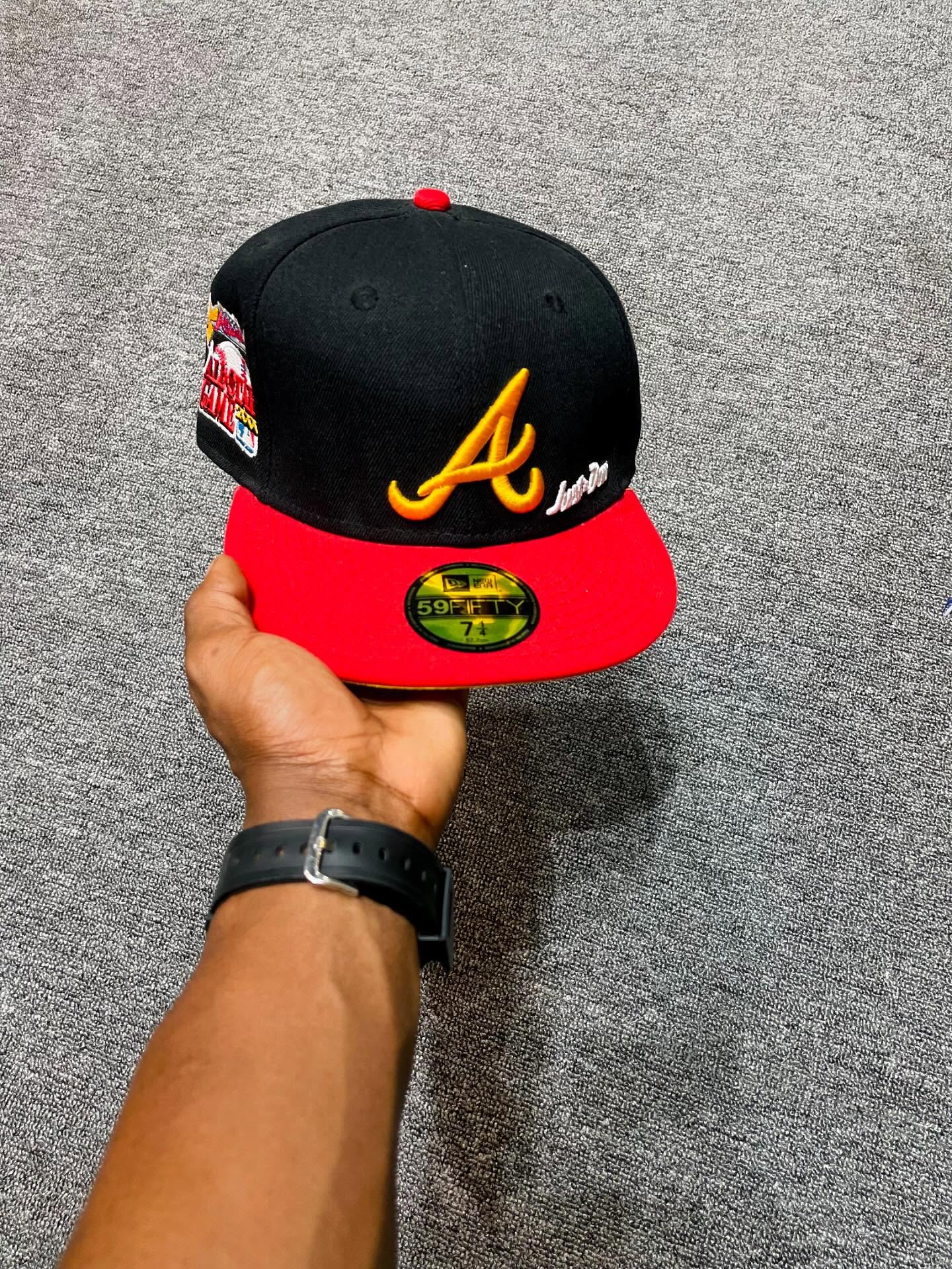 NEW ERA ATLANTA BRAVES JUST DON EMBROIDERED CASUAL BASEBALL CAP