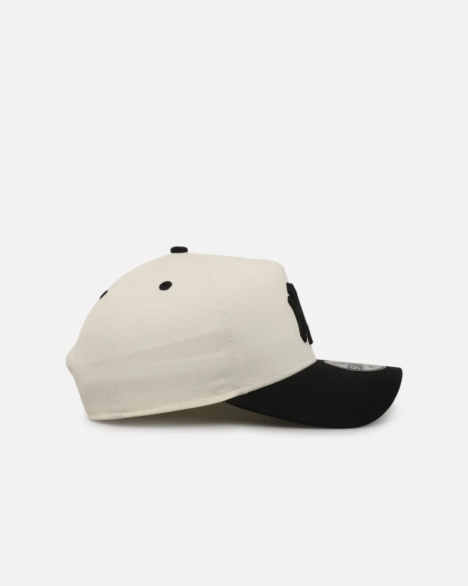 NEW ERA NEW YORK YANKEES 'CHROME BLACK ROSES' 9FORTY A-FRAME SNAPBACK CHROME/BLACK