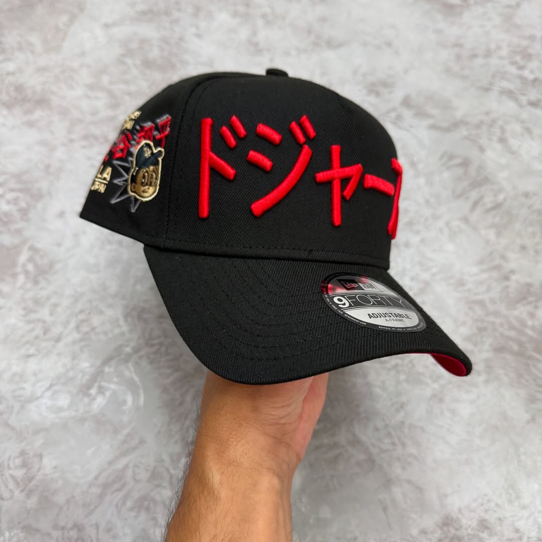 NEW ERA LOS ANGELES DODGERS OHTANI 9FORTY KANJI ROJO