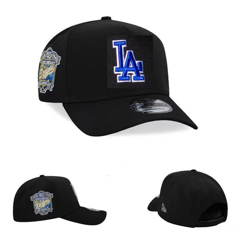 NEW AGE LOS ANGELES DODGERS 940 AF TRUCKERS BLACK/SCARMILLION BLUE OSFM CAP