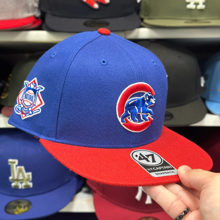 NEW ERA X 47BRAND CHICAGO CUBS SURE SHOT CAPTAIN TWO TONE SNAPBACK CAP