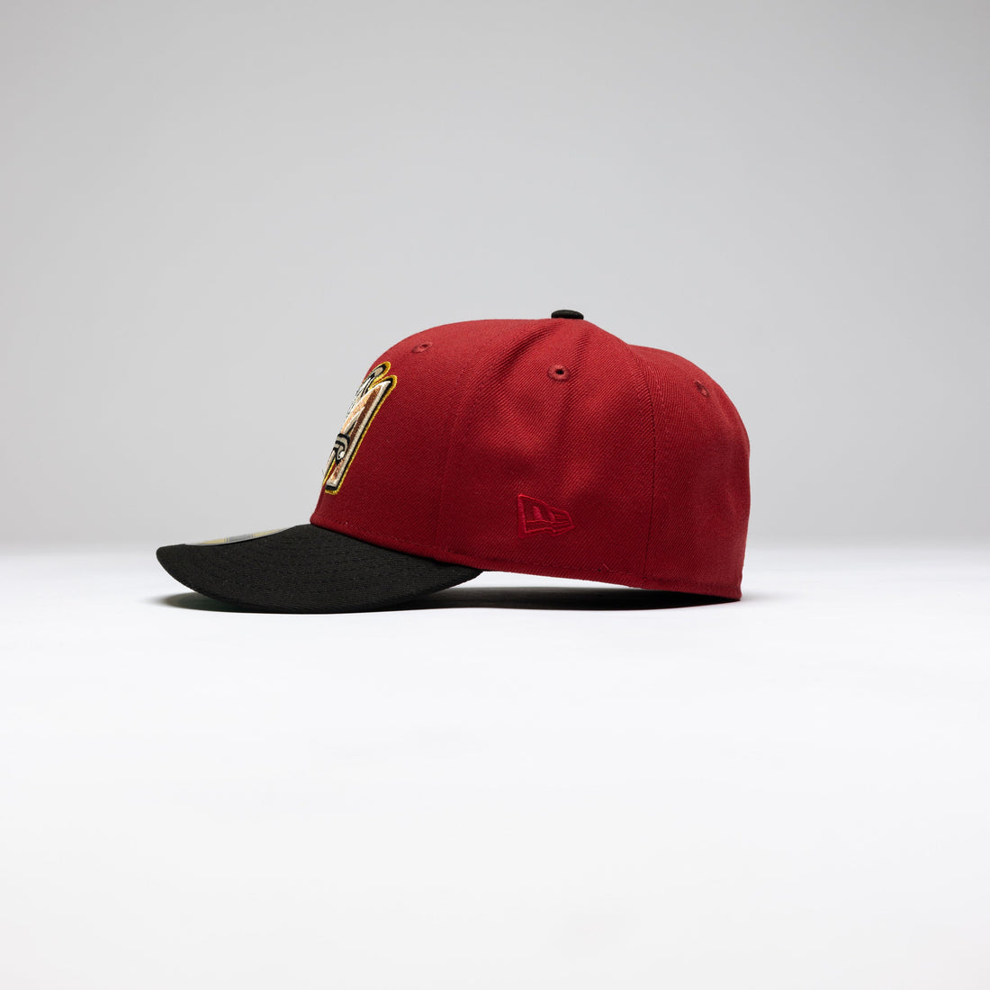 NEW ERA 9FIFTY MAROON RED/BLACK ANAHEIM ANGELS W/ 50TH ANNIVERSARY SIDE PATCH