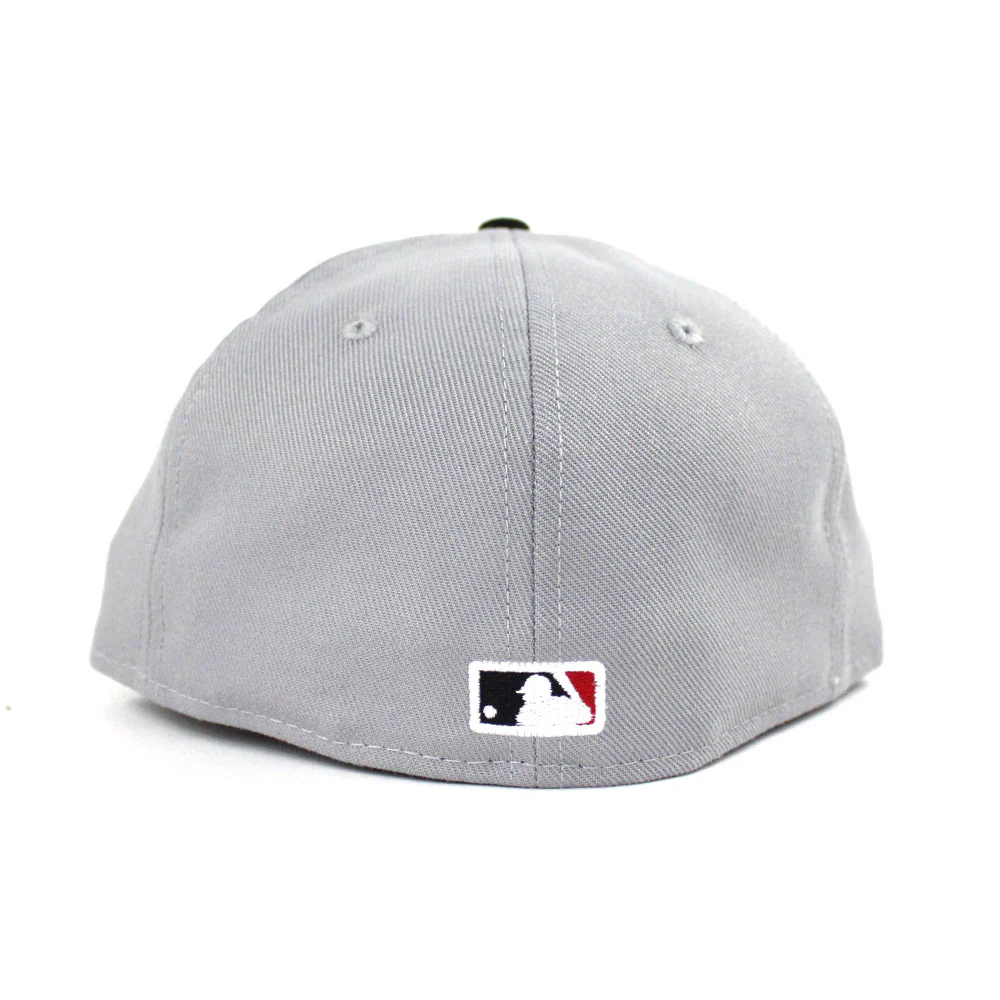 NEW ERA PITTSBURGH PIRATES NEW ERA 59FIFTY FITTED HAT (1999-2000 ROAD GRAY BLACK GRAY UNDER BRIM)