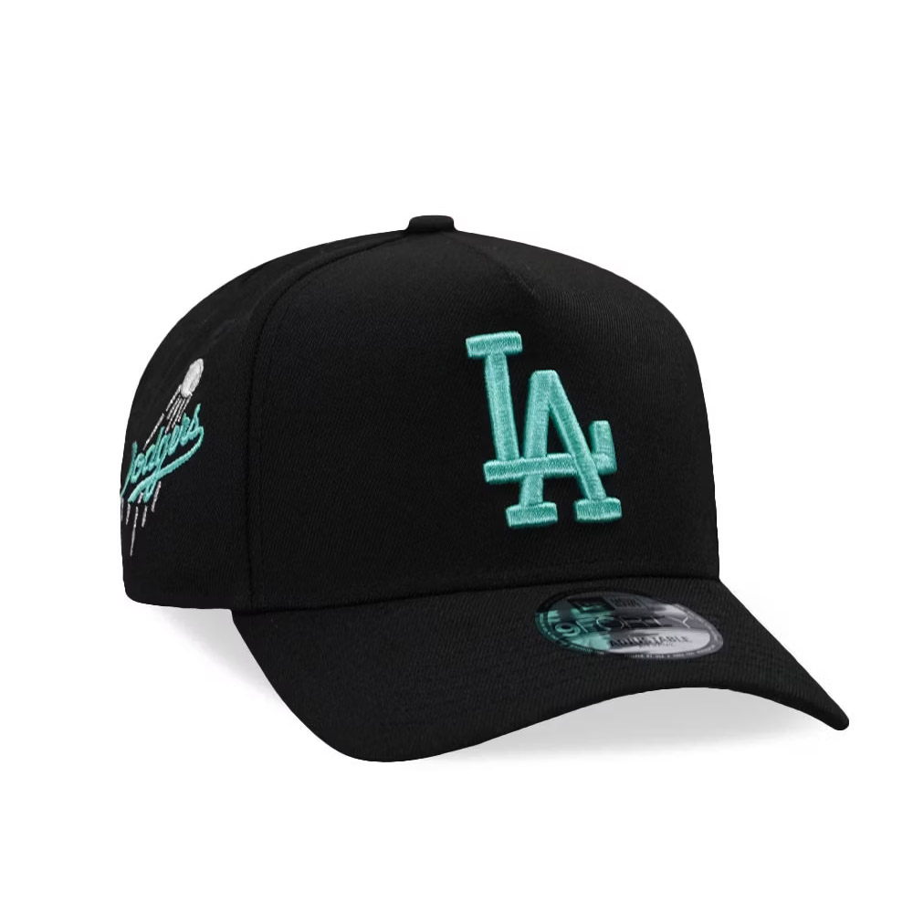 NEW ERA LOS ANGELES DODGERS BLACK TIFFANY PRIME EDITION 9FORTY A FRAME SNAPBACK CAP