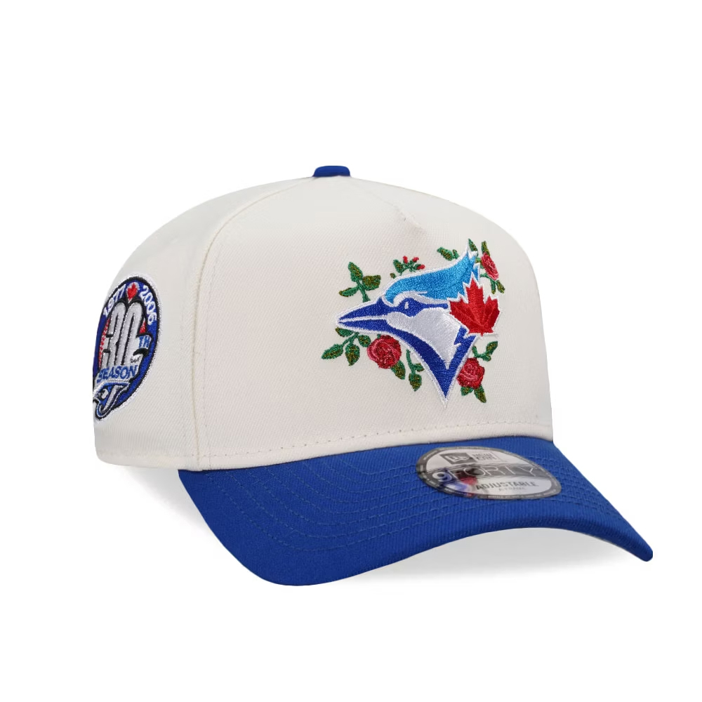 NEW ERA 950 NEWERA TORONTO BLUE JAYS SNAPBACK BASEBALL CAP-TITANIUM WHITE & BLUE