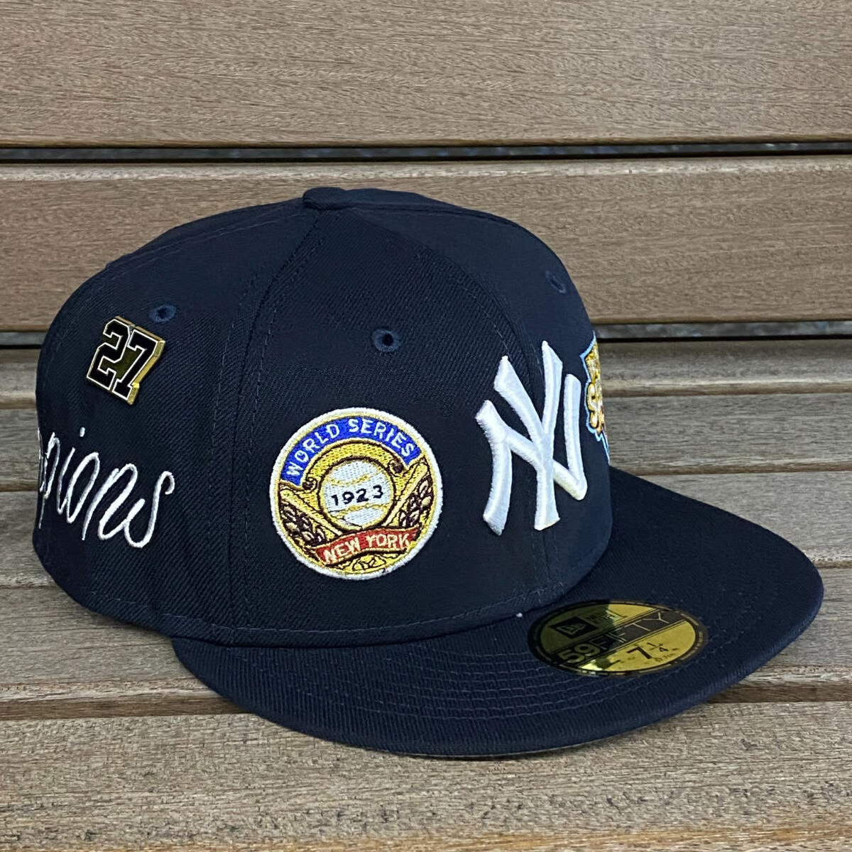 NEW ERA NEW YORK YANKEES 59FIFTY HISTORIC CHAMPS EMBROIDERED CASUAL BASEBALL CAP